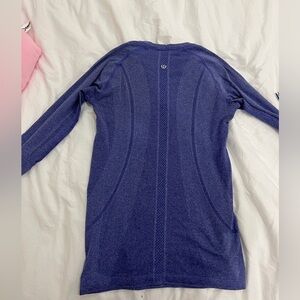 Lululemon Swiftly Tech Long Sleeve Heathered Purple